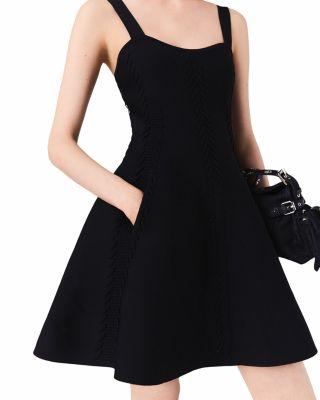 Knitted Skater Dress by MAJE
