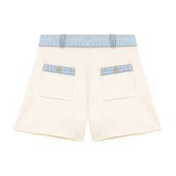 Knitted shorts with trim by MAJE