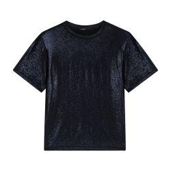 Lamé t-shirt by MAJE
