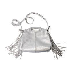 Leather mini Miss M bag by MAJE