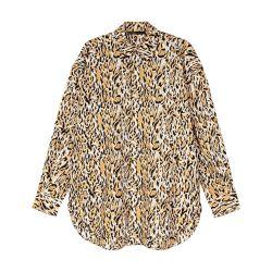 Leopard-print shirt by MAJE