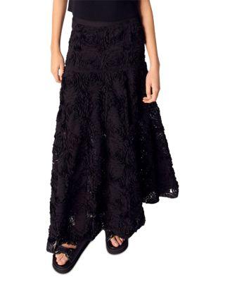 Long Embroidered Skirt by MAJE