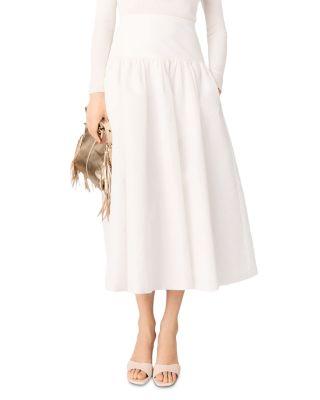 Long Taffeta Skirt by MAJE