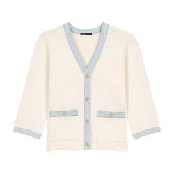 Long cardigan with details by MAJE
