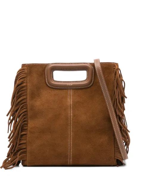 M fringed tote bag by MAJE