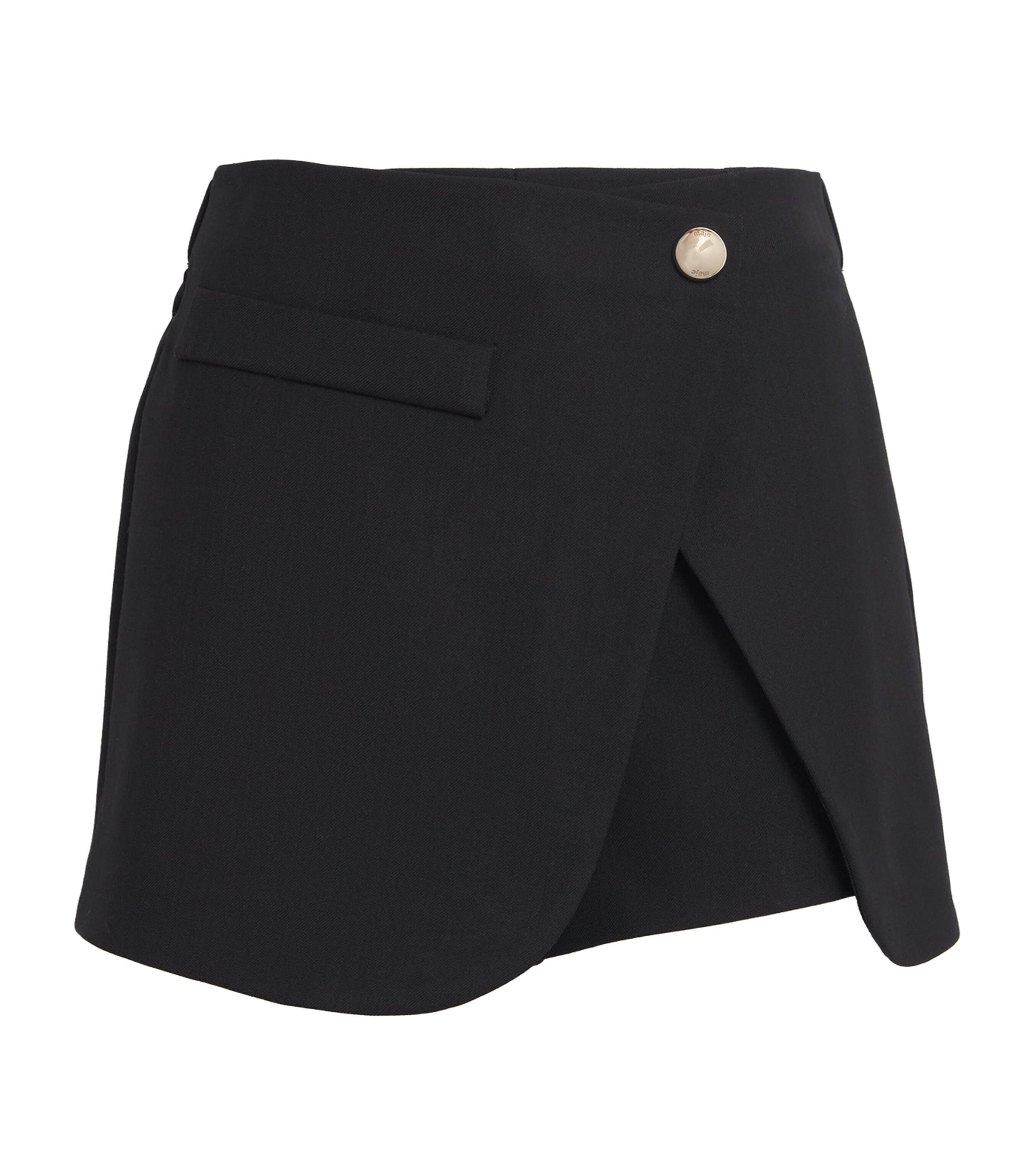 Maje Asymmetric Tailored Skort by MAJE