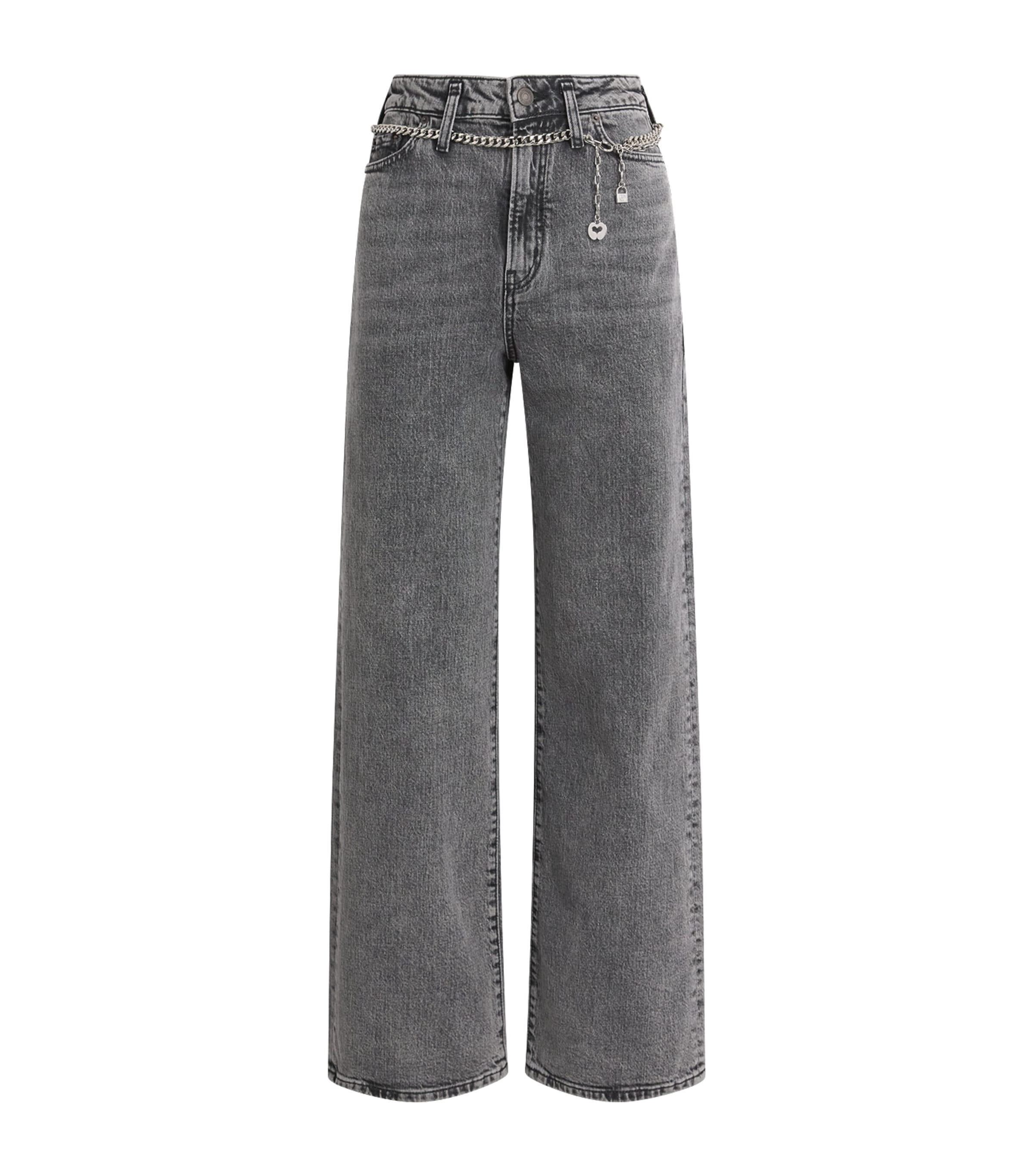 Maje Belted Wide-Leg Jeans by MAJE