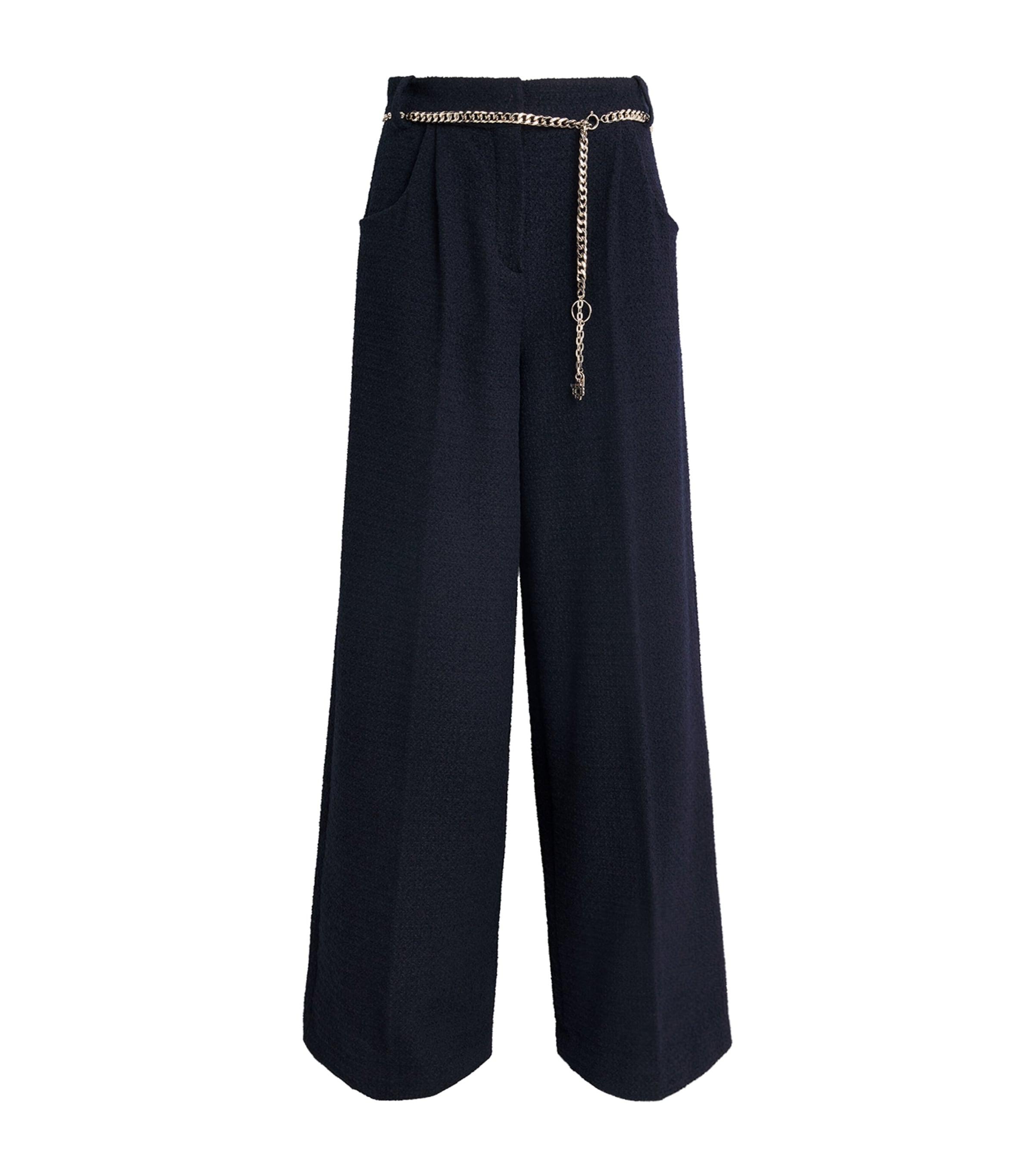 Maje Bouclé Chain Trousers by MAJE