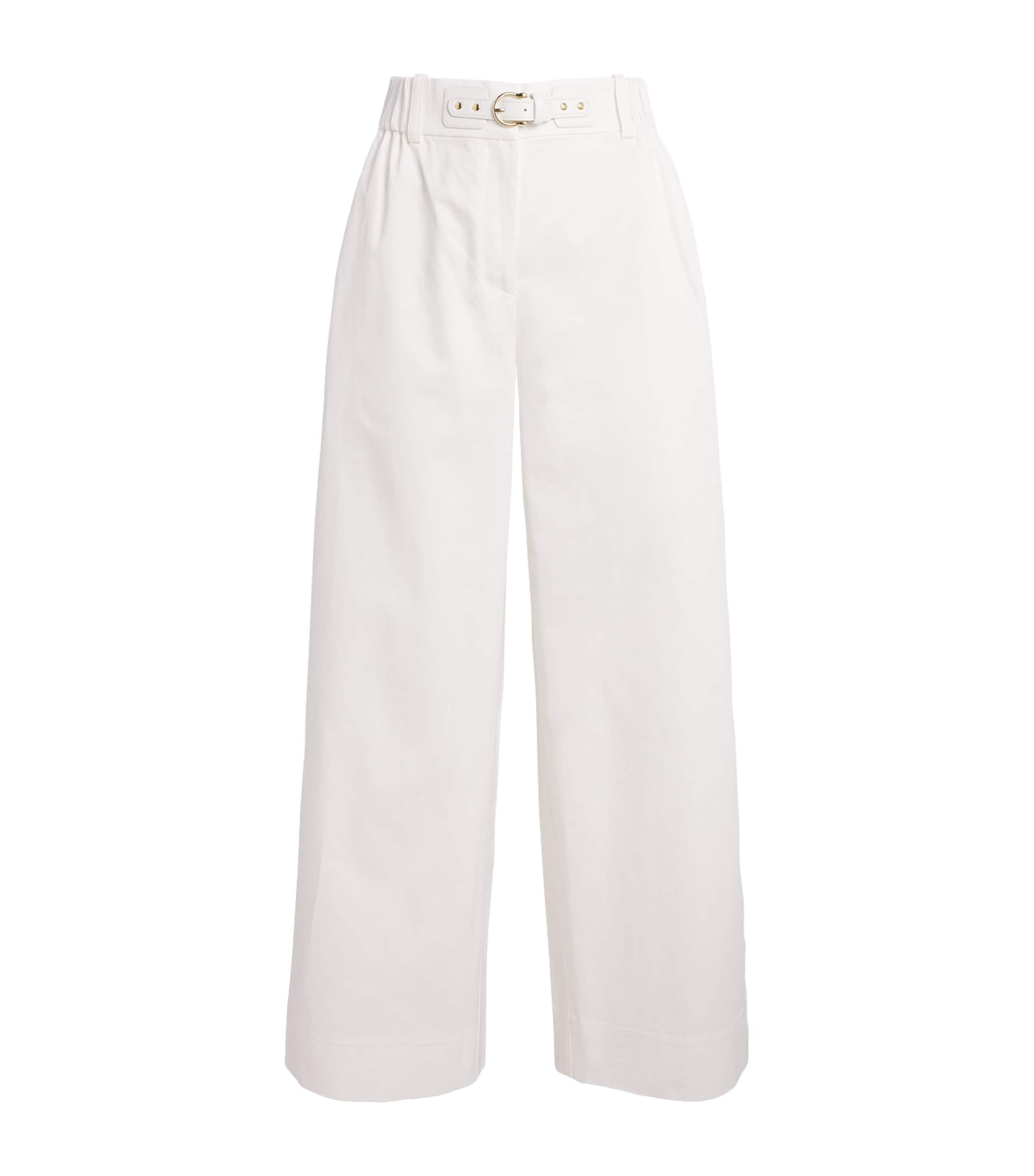 Maje Cotton Belted Trousers by MAJE