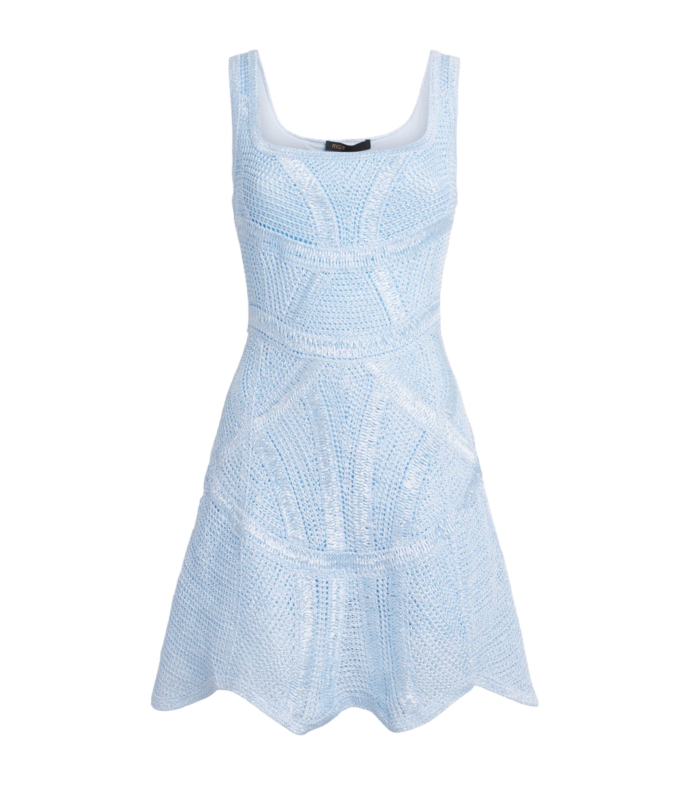 Maje Crochet Mini Dress by MAJE