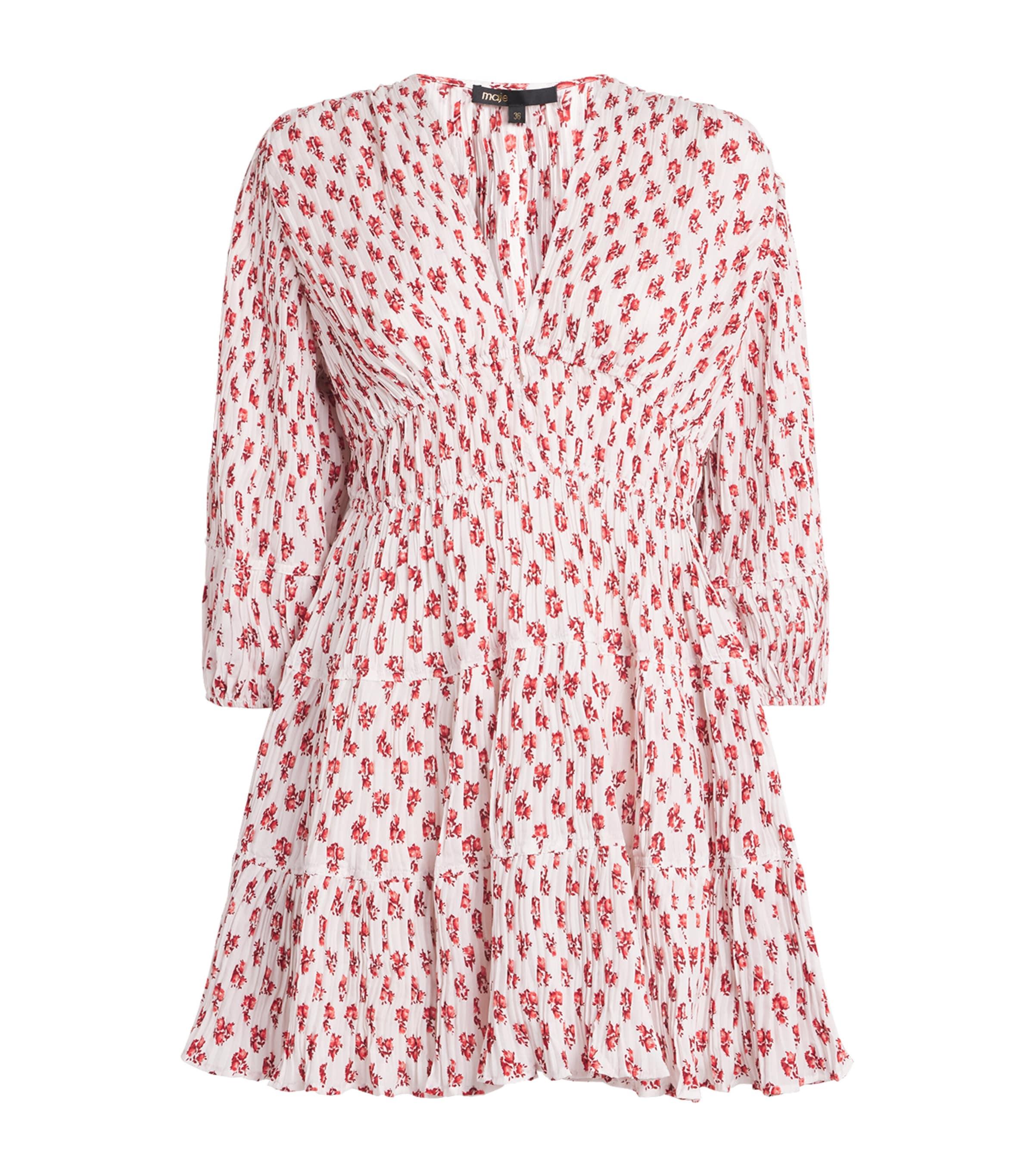 Maje Floral Print Mini Dress by MAJE