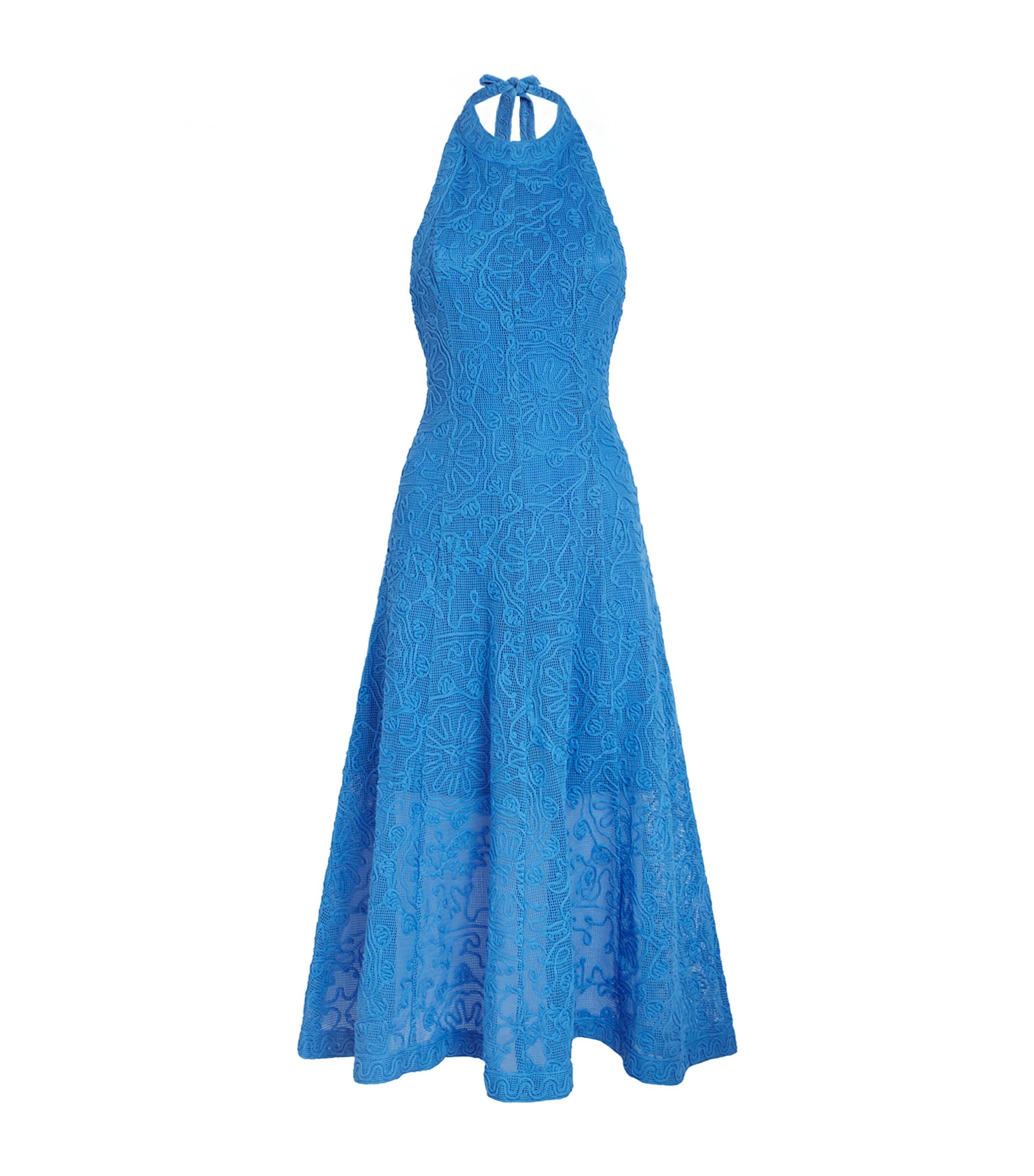 Maje Guipure Lace Midi Dress by MAJE