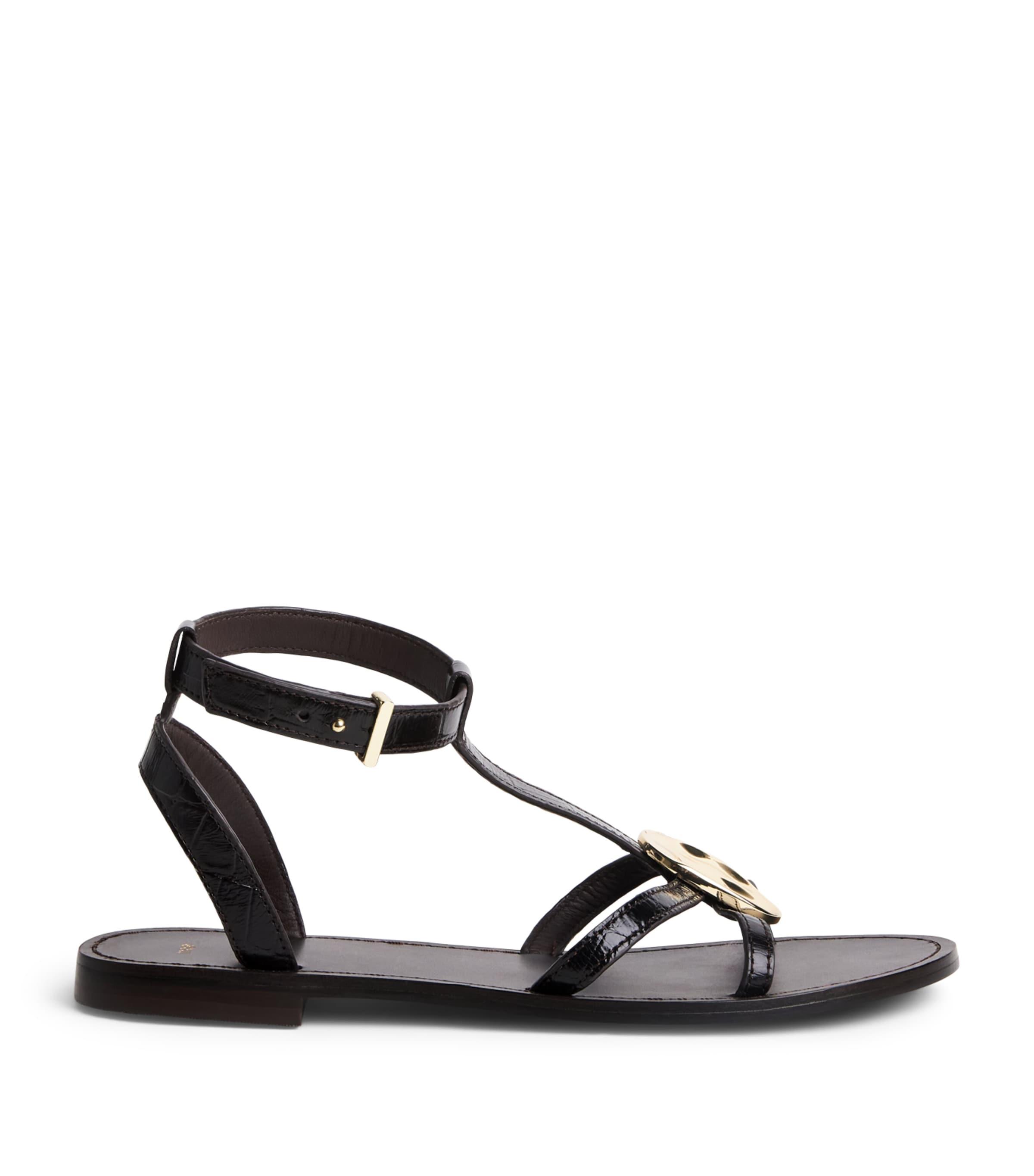 Maje Leather Band Sandals by MAJE
