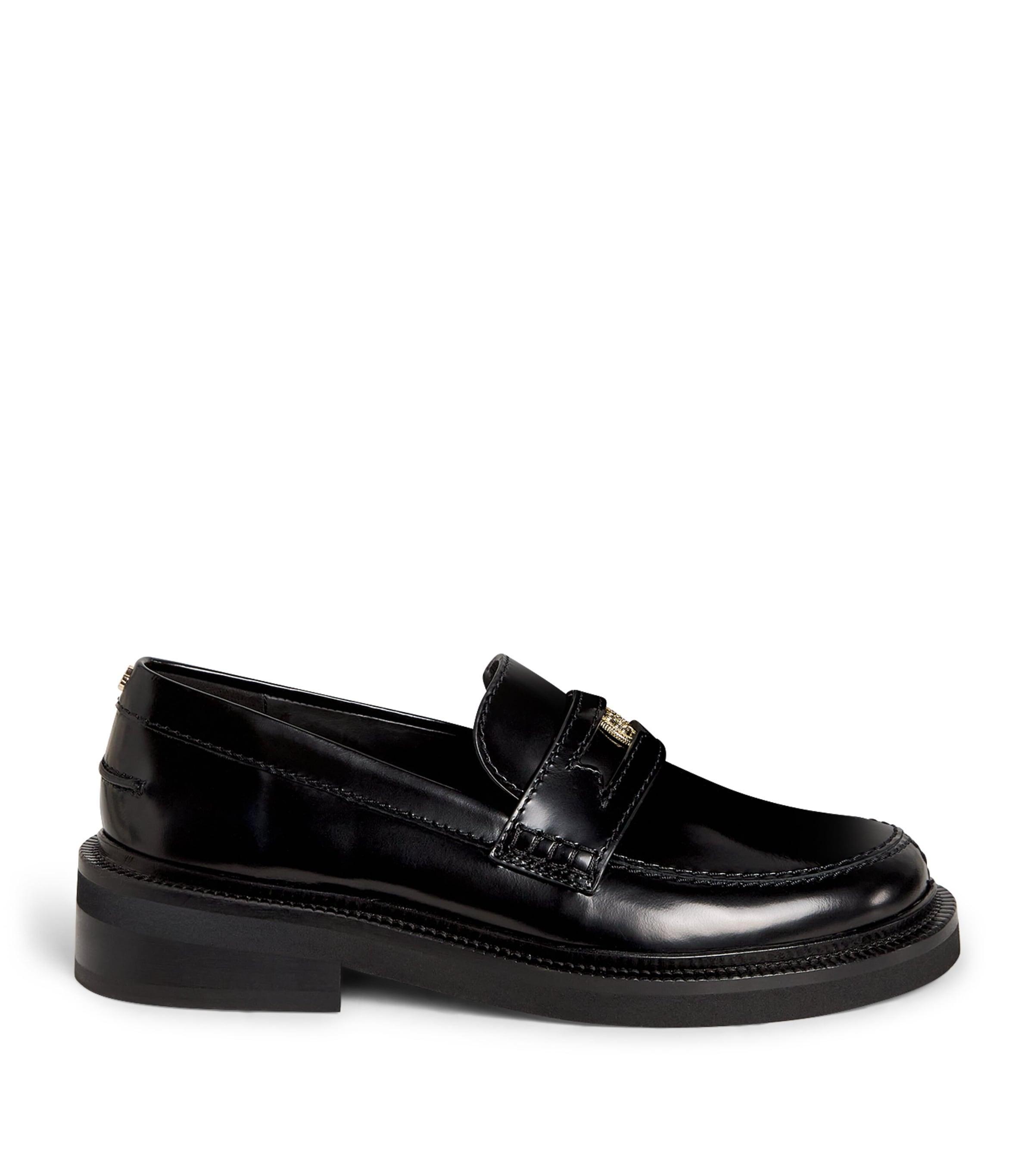 Maje Leather Penny Loafers by MAJE