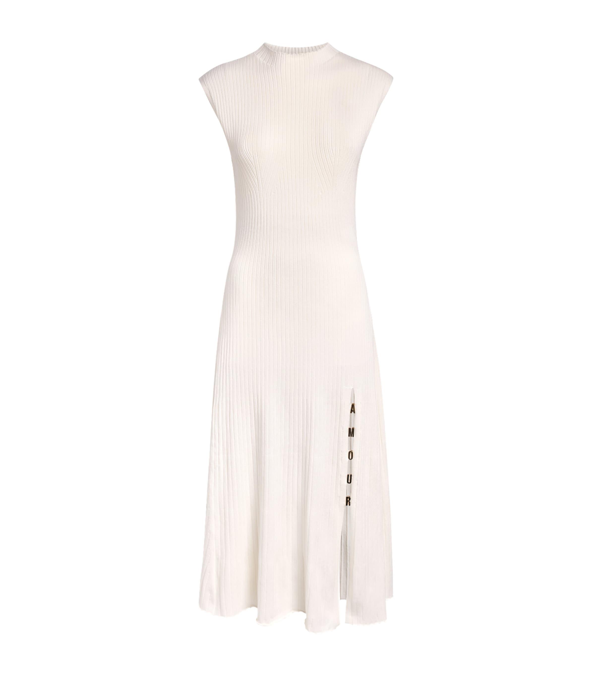 Maje Rib-Knit Midi Dress by MAJE