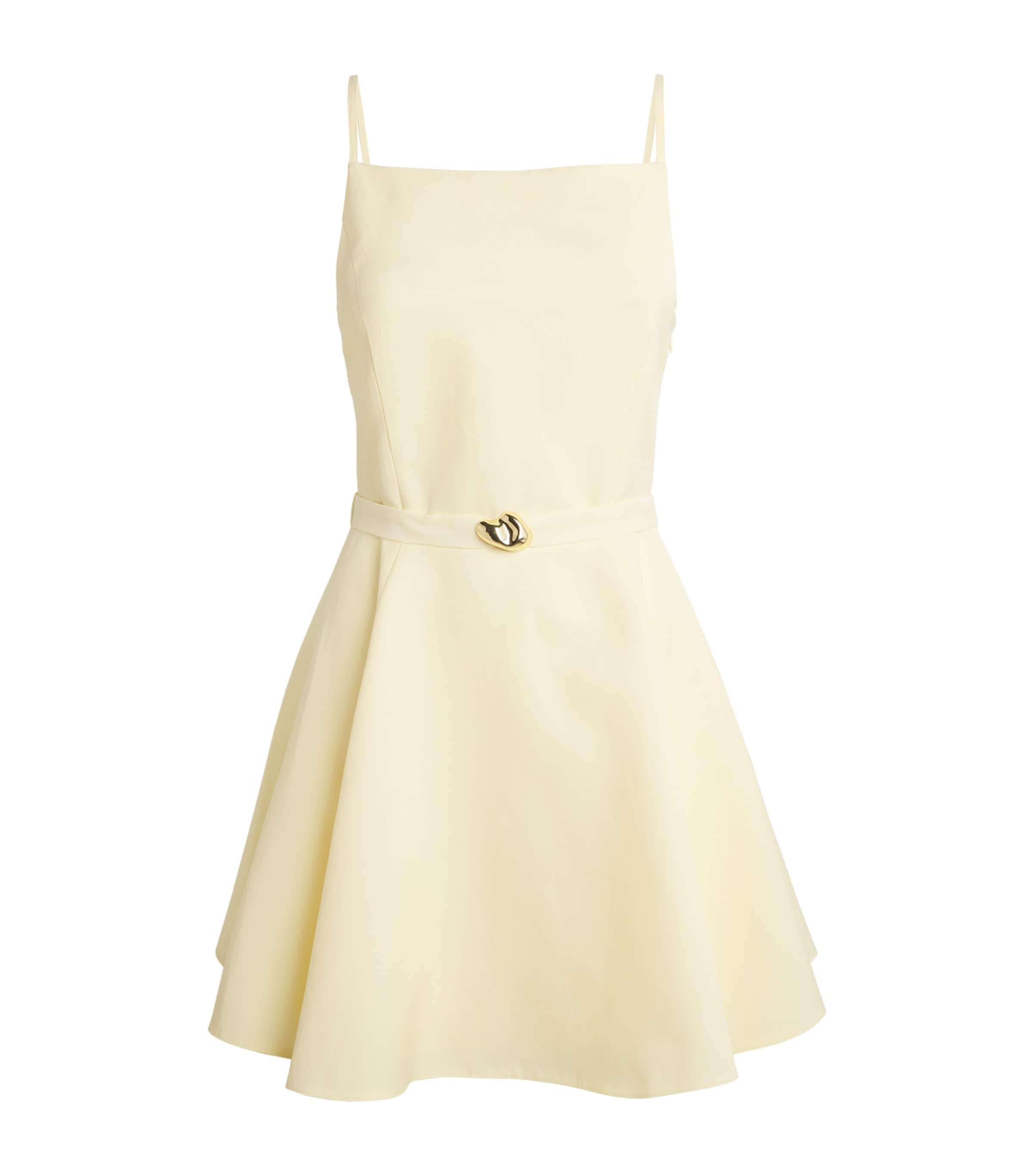 Maje Satin Embellished Mini Dress by MAJE