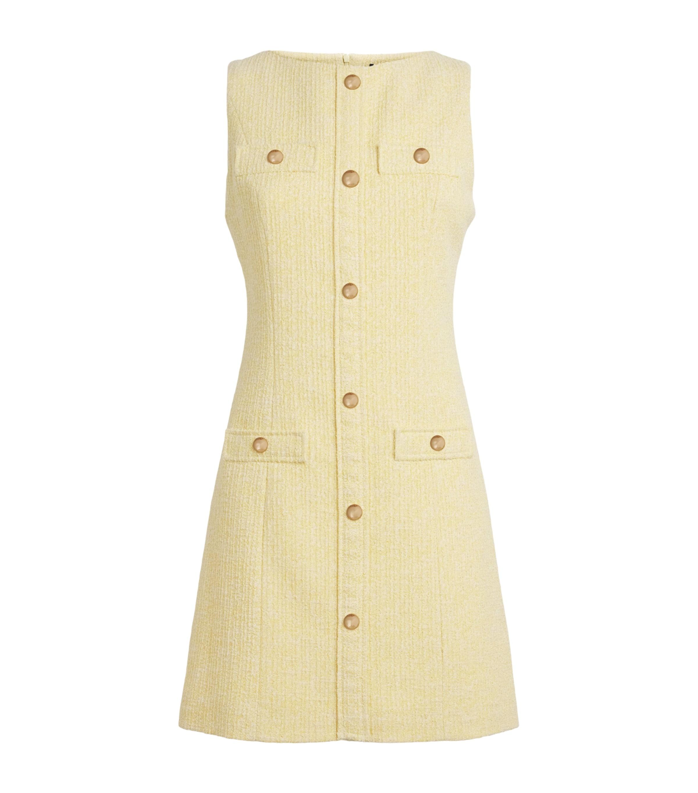 Maje Tweed Tailored Mini Dress by MAJE