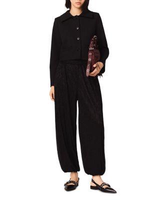 Metallic Harem Pants by MAJE
