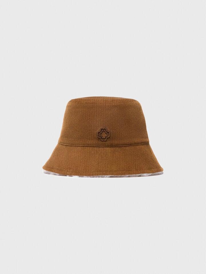 Mfabo_G - Reversible corduroy bucket hat by MAJE