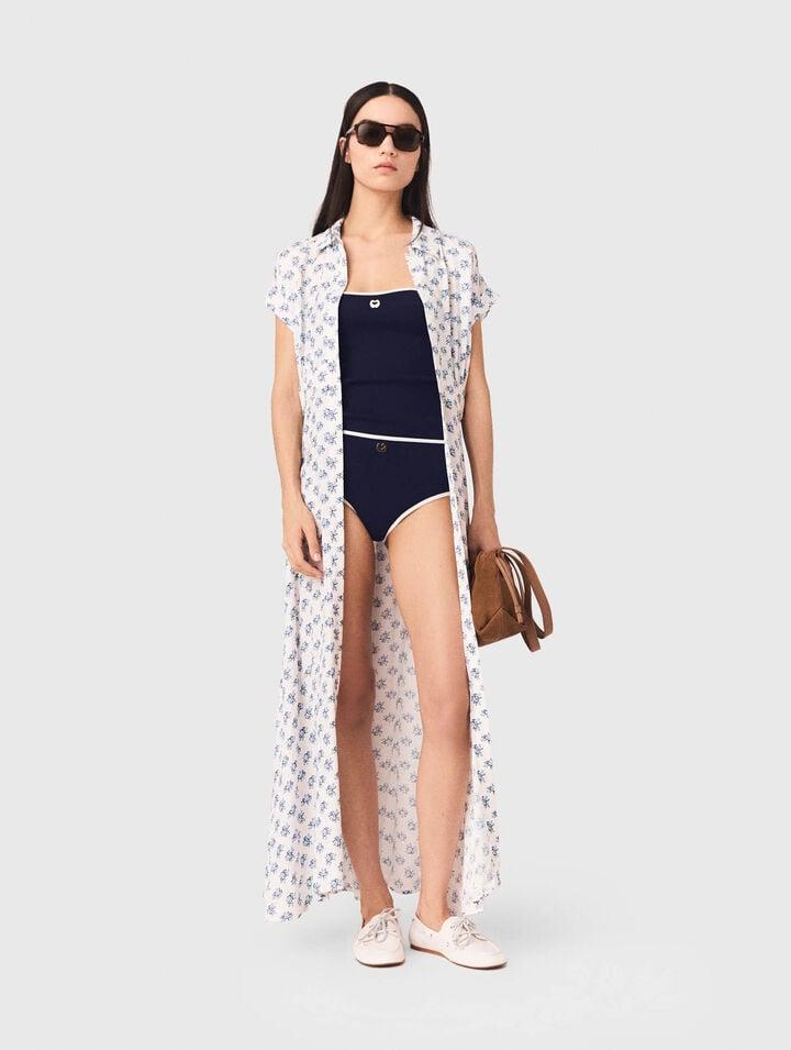 Mfpro_D - Jacquard print maxi dress by undefined