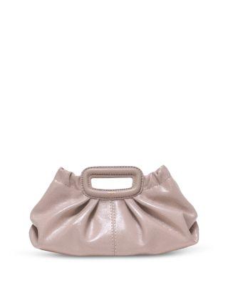 Mini Leather Clutch by MAJE