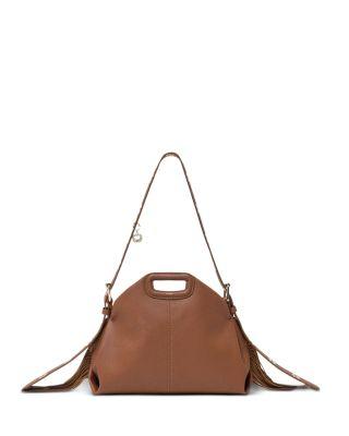 Miss M Leather Crossbody Bag by MAJE