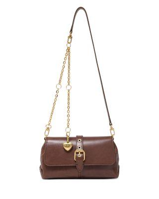 Miss M Leather Shoulder Bag by MAJE