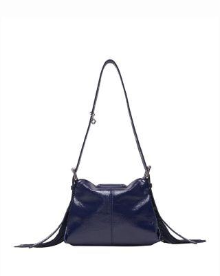 Miss M Mini Fringed Leather Crossbody Bag by MAJE