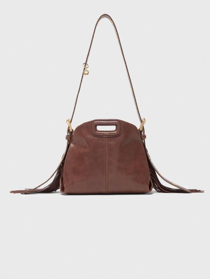 Miss M mini bag in vintage leather by MAJE