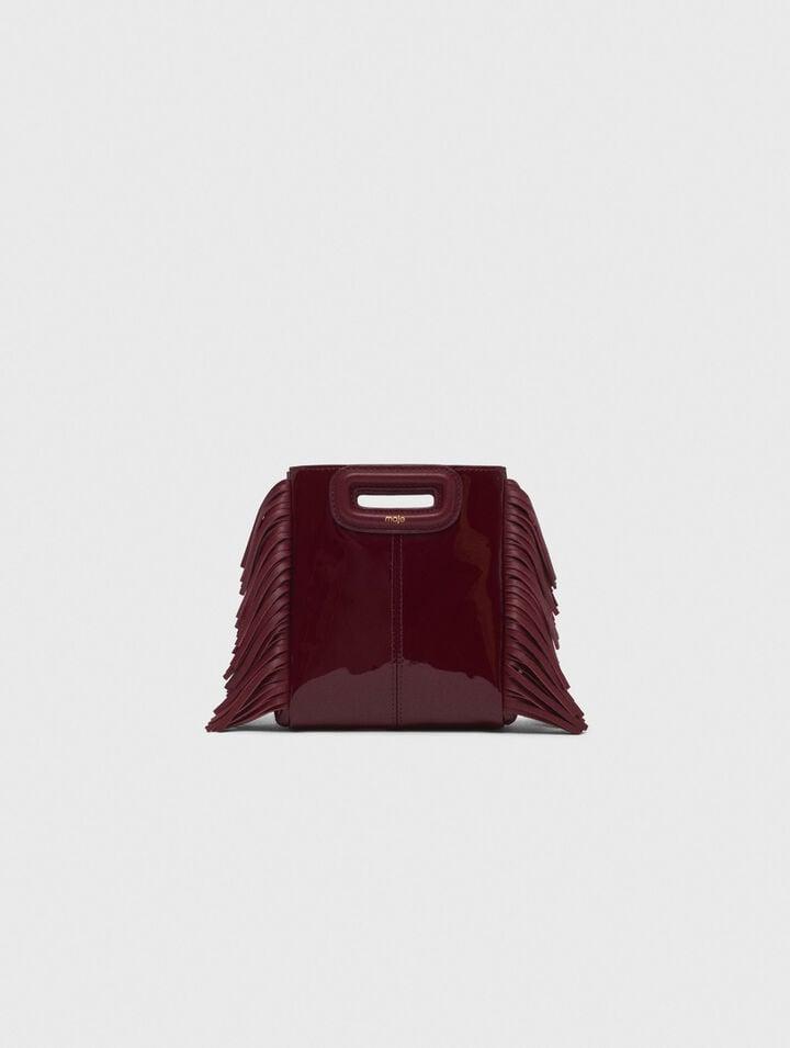 Patent leather M Mini bag by MAJE