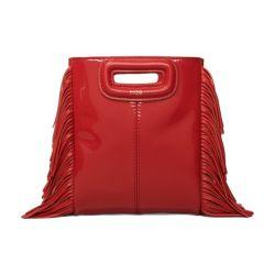 Patent leather M mini bag by MAJE