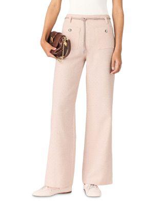 Pillona Sparkly Tweed Pants by MAJE