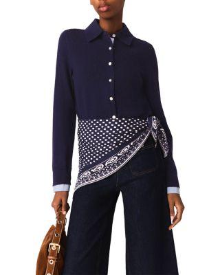 Polo Cardigan by MAJE