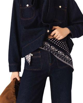 Reversible Triangle Scarf by MAJE