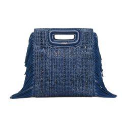 Rhinestone M mini bag by MAJE