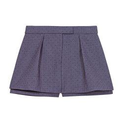 Rhinestone layered skort by MAJE