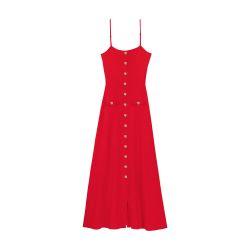 Rib knit maxi dress by MAJE