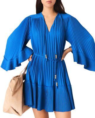 Rilaje Short Pleated Dress by MAJE