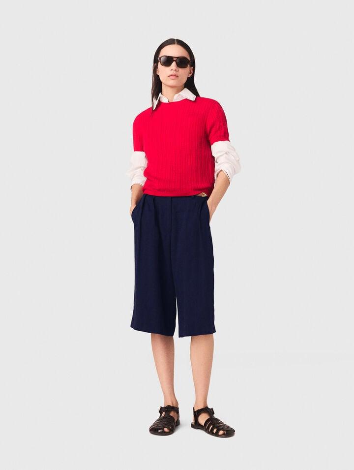 Round-neck sweater by MAJE
