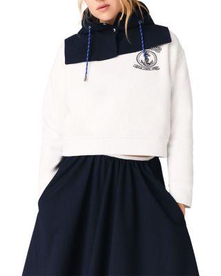 Sailor Print Sweatshirt by MAJE