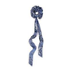 Scrunchie with printed ribbon scarf by MAJE