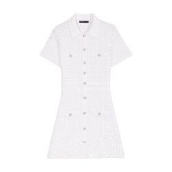 Sequin knit short dress by MAJE