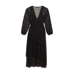 Sequin maxi dress by MAJE