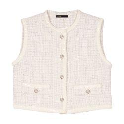 Sequin tweed jacket by MAJE