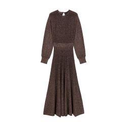 Shiny knit maxi dress by MAJE