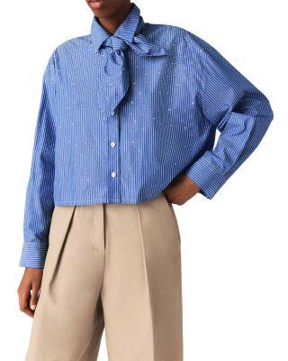 Shirt with Removable Handkerchief by MAJE