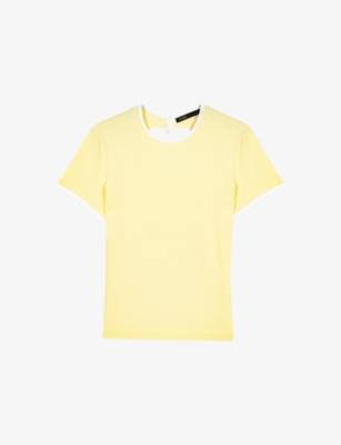 Short-Sleeved Slim-Fit Knitted Jumper by MAJE