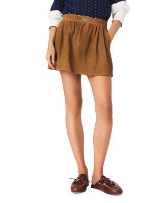 Short Suede Skirt by MAJE