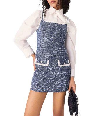 Short Tweed Dress by MAJE