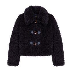 Short curly coat by MAJE